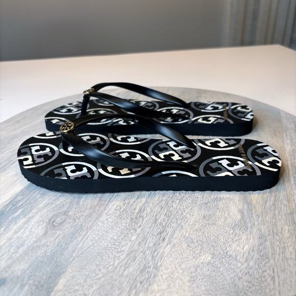 Authentic Tory Burch Women's Traveler Flip Flops Sandals Shoes US Size 7 M - Picture 4 of 7